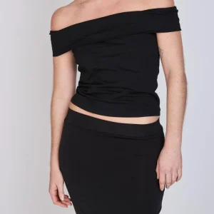 Top Hombros Descubiertos Bardot Negro ATR by Eclipse