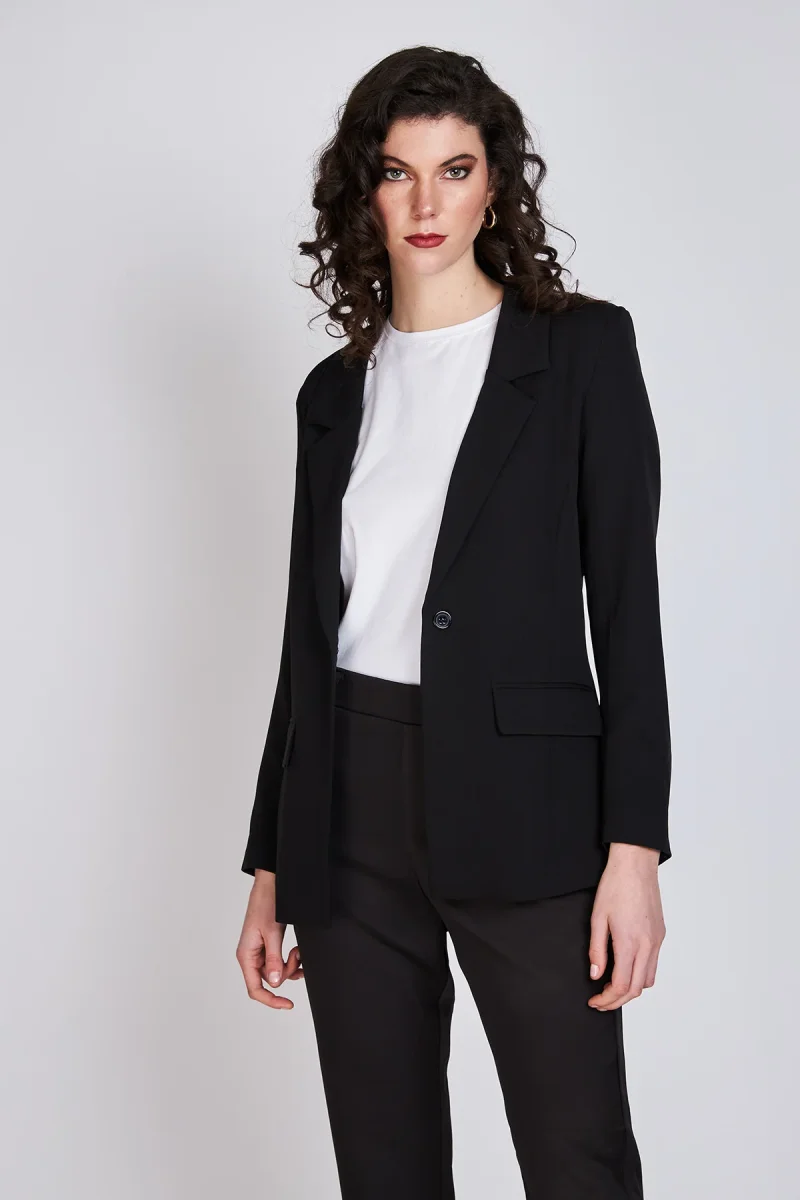 Blazer Entallado Emily Negro Eclipse - Imagen 2