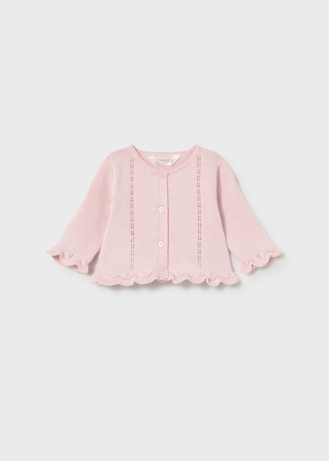 Conjunto bebé niña 3 piezas rosa con chaqueta ref.1287 Mayoral - Imagen 3