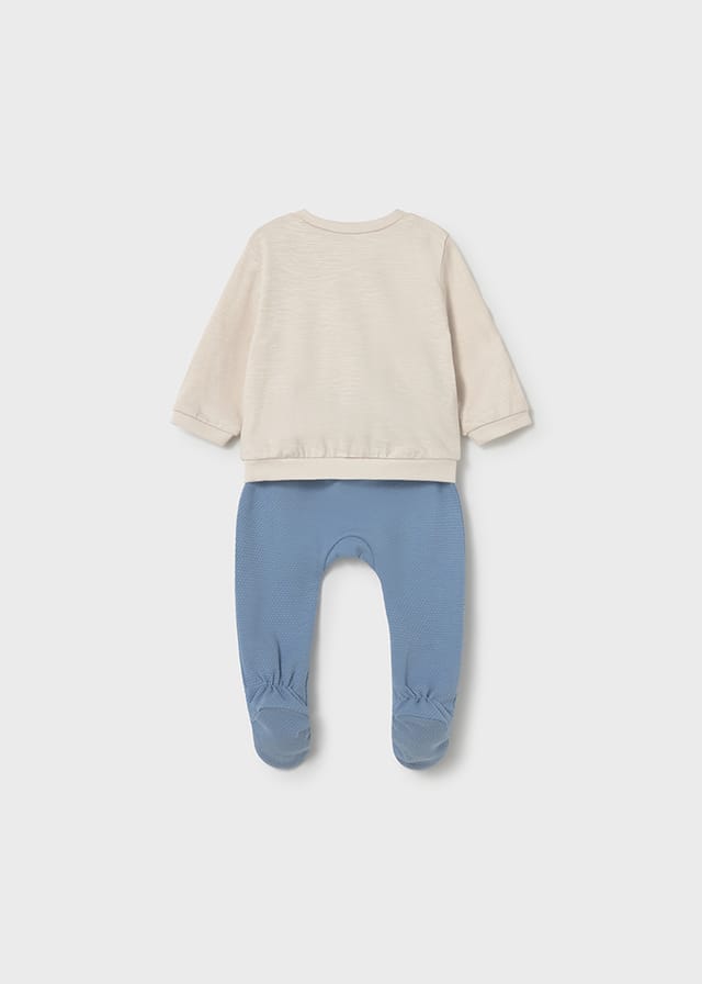 Conjunto bebé polaina azul elefante ref.1599 Mayoral - Imagen 3