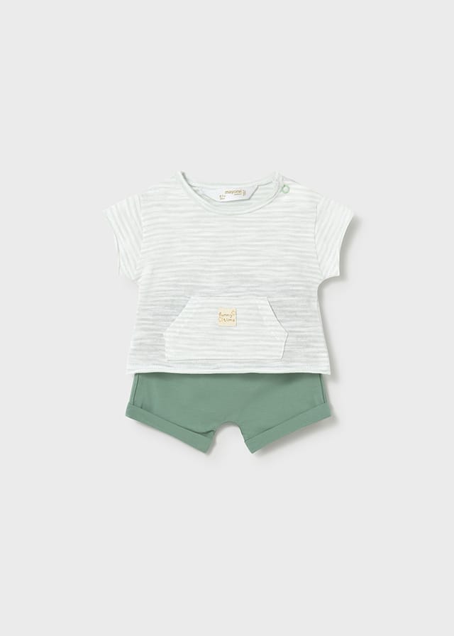 Conjunto bebé Mayoral 4 piezas verde con estrella Ref 1626 - Imagen 5