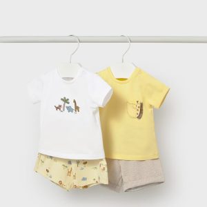 Conjunto bebé niño 4 piezas safari Mayoral ref.1654