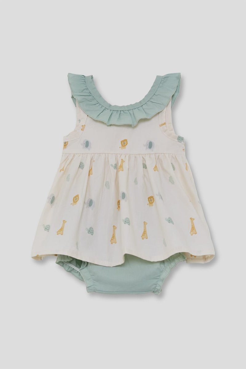 Vestido bebé safari Street Monkey 261031 - Imagen 2