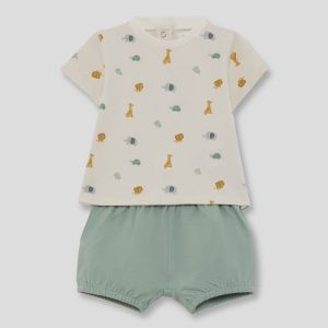 Conjunto bebé  safari verde Street Monkey 262030