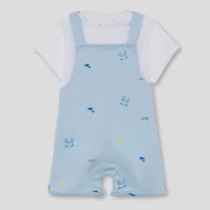 Peto infantil azul con estampado marino Ref. 264020