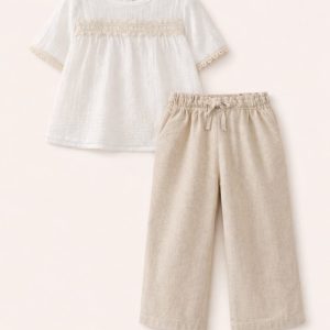 Conjunto niña lino ref.26715 Baby-Ferr