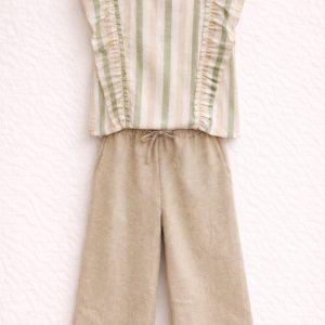 Conjunto niña rayas verde Baby-Fer Ref. 26716