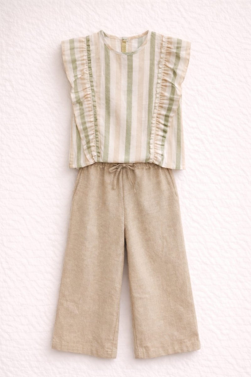 Conjunto niña rayas verde Baby-Fer Ref. 26716 - Imagen 2