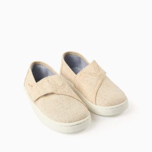 Zapatillas bebé lino con velcro zippy ZBBFT0102_26003