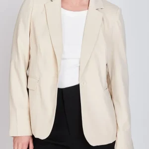 Blazer Clásico Leticia Beige Woman by Eclipse