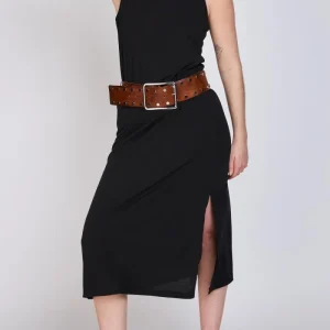 Vestido Elasticado Margarita Negro Eclipse