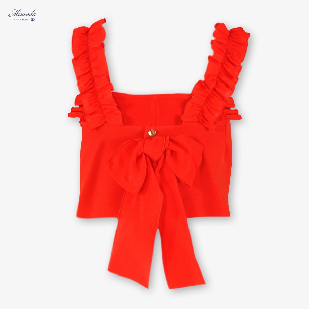 Conjunto de niña pantalón y top rojo Miranda Ref. 303 - Imagen 5