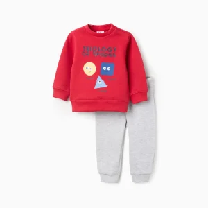 Conjunto bebé niño sudadera roja Zippy Ref. ZBBAP0601_25011