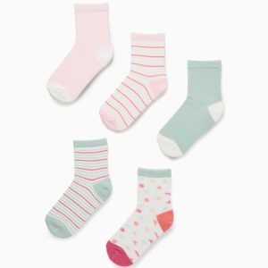 Pack 5 calcetines niña surtido pastel Ref. ZKGUN0302_25034
