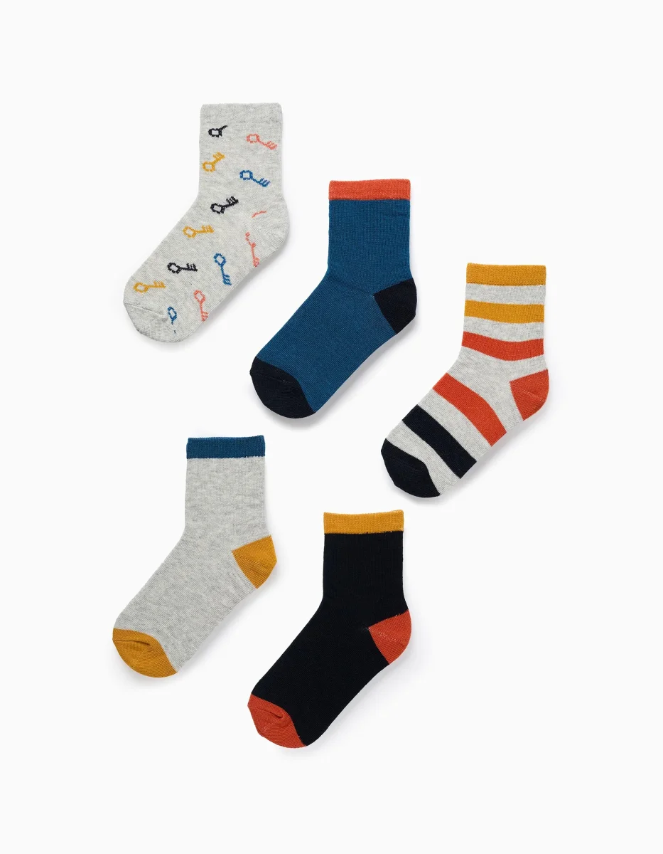 Pack 5 calcetines niño multicolor Zippy Ref. ZKBUN0302_25023
