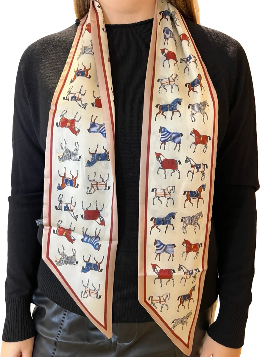 Twilly Il Baco Da Seta Estampado Caballos - Imagen 6