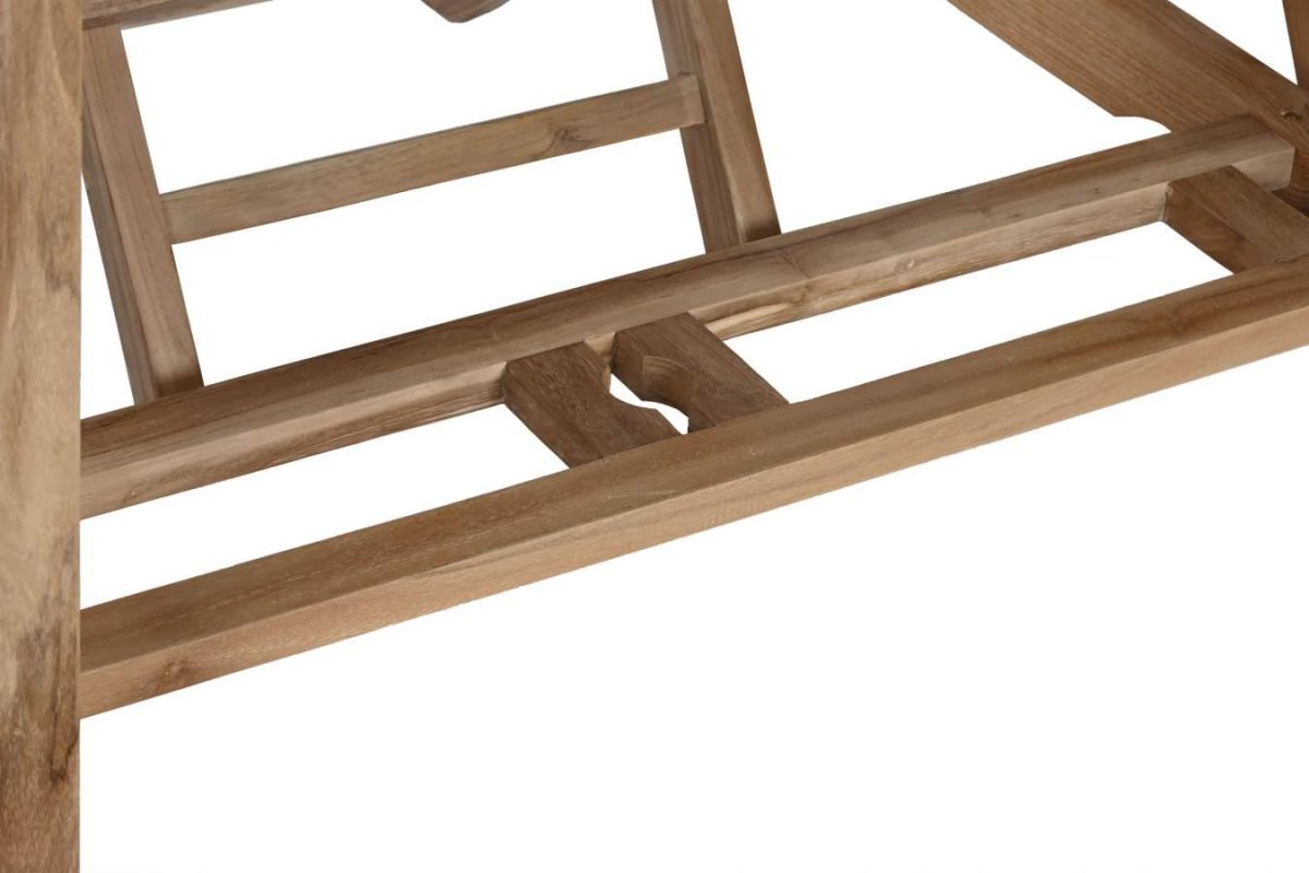 Conjunto de Comedor de Jardín en Madera de Teca con Sillas Plegables - Imagen 3