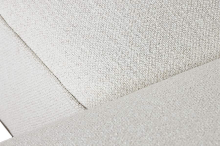 Sofá Esquinero Modular con Chaiselongue en Tejido Crema y Madera de Hevea - Imagen 6