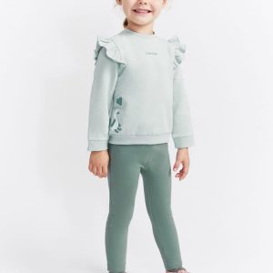 Conjunto bebé niña verde agua con pato Street Monkey (1 a 24 meses) -Ref. 351031