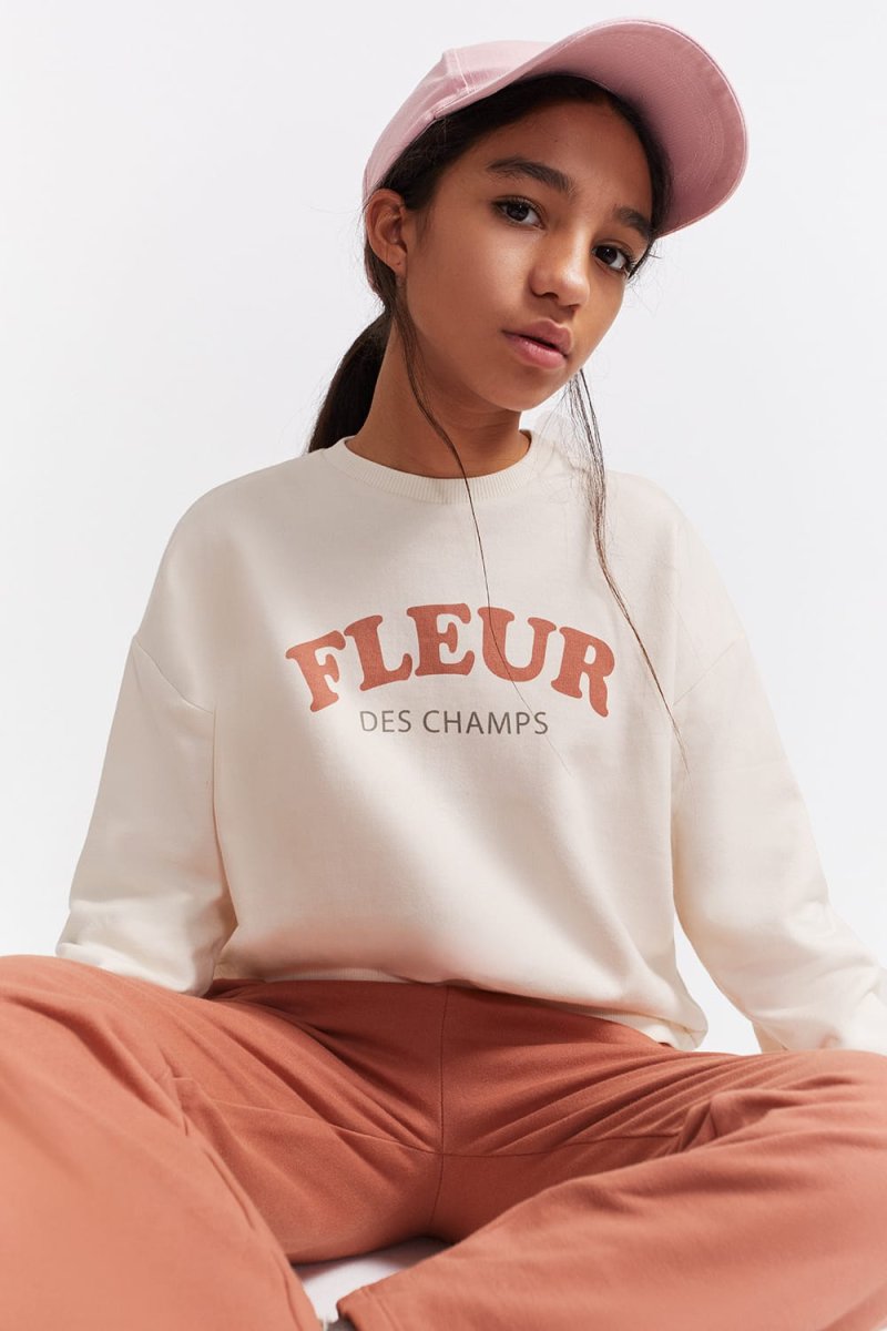 Conjunto niña «Fleur des Champs» y pantalón cargo– Ref. 356053 - Imagen 3