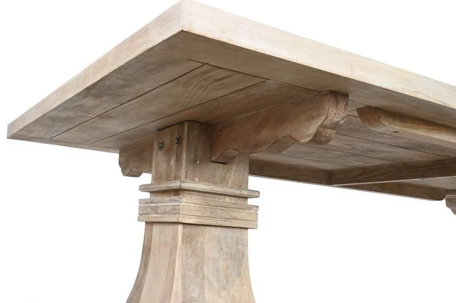 Mesa madera mango decapé (215 cm) - Imagen 5