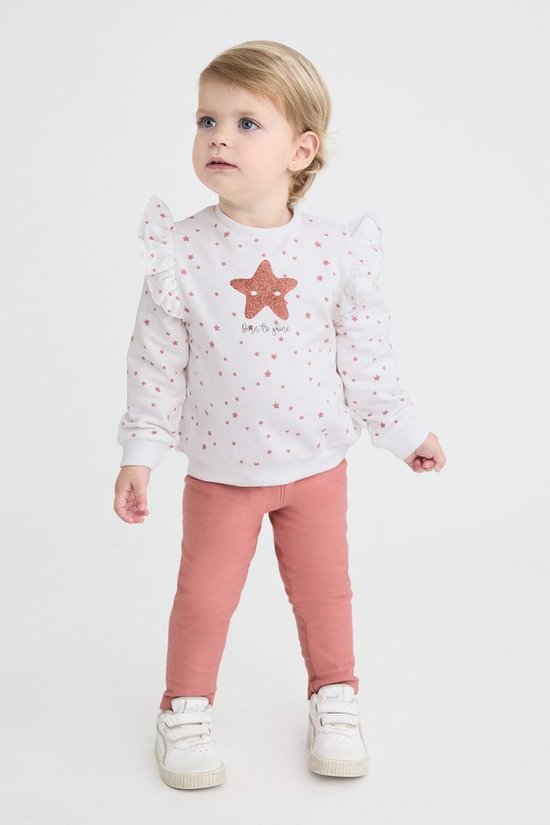 Conjunto niña Street Monkey estrella 1 a 24 meses – Ref. 361002 - Imagen 2