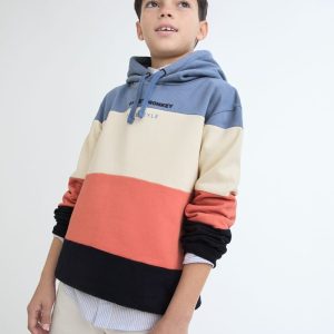 Sudadera niño Street Monkey bloques 4 a 16 años – Ref. 365013