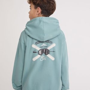 Sudadera niño Street Monkey Ski verde agua 4-16 años – 365042