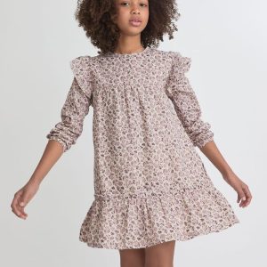 Vestido niña Street Monkey flores 4-10 años – 366007
