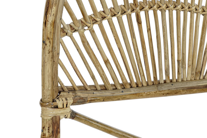 Cabecero Cama Artesanal en Ratán Natural con Arco 160cm - Imagen 5