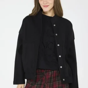 Chaqueta Bomber Alison Negro