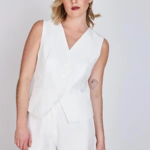 Vest Gillet Filipa Blanco Eclipse