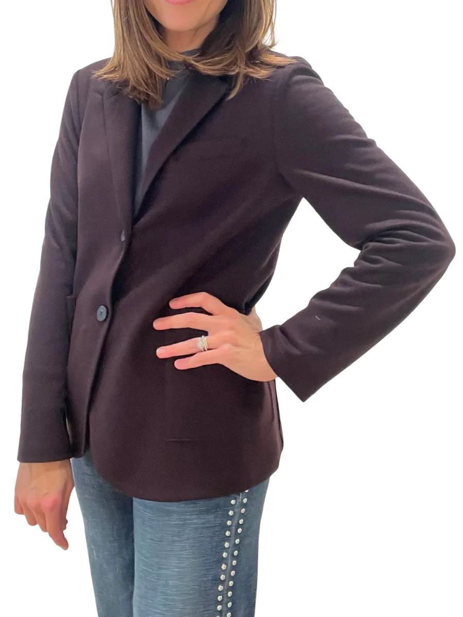 Blazer Lisa Merino Harris Wharf London Burdeos - Imagen 5