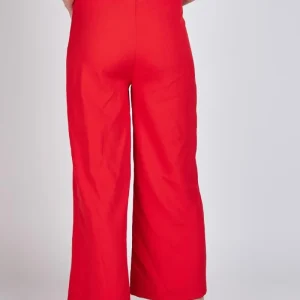 Pantalón Wide Leg Leticia Rojo Eclipse