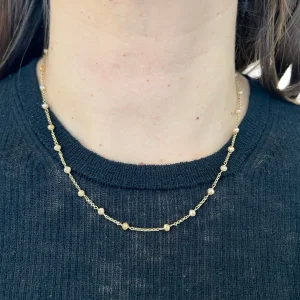 Cadena Il Baco da Seta Oro Rosa