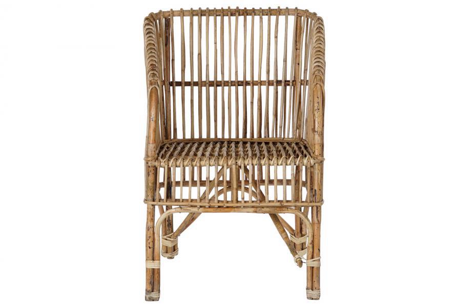 Sillón artesanal en ratán natural - Imagen 3