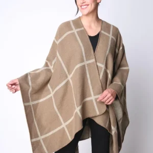 Ruana Victoria Beige Woman by Eclipse