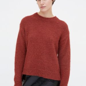 Jersey punto suave marrón