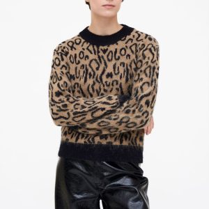 Jersey animal print marrón