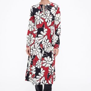 Vestido midi blooming sunset