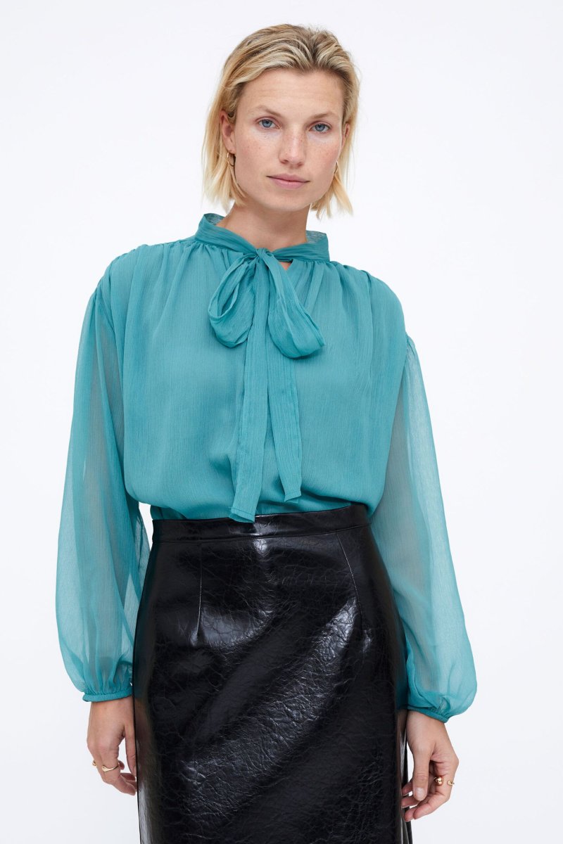 Blusa verde agua - Imagen 2