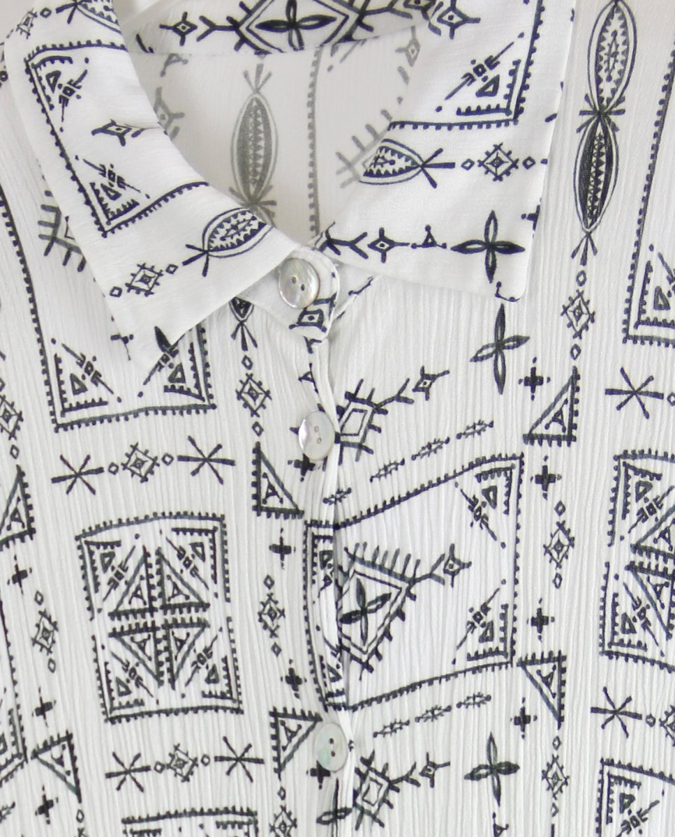 Vestido Camisero Estampado Tenerife - Imagen 7