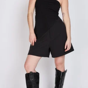 Top Strapless Asimétrico María Negro ATR by Eclipse