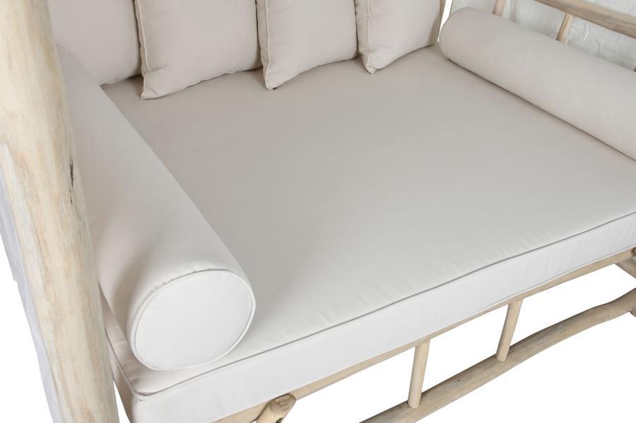 Cama Chill Out Exterior de Teca y Poliéster - Imagen 7
