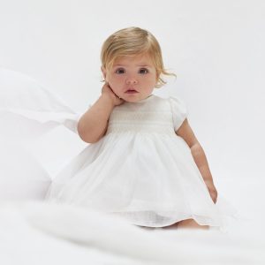 Vestido bebé punto smock