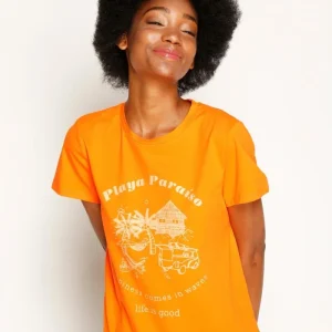 Polera Pamela Naranjo Eclipse