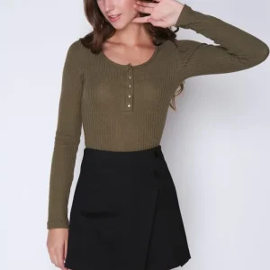 Polera Isi Verde Militar Atrevida