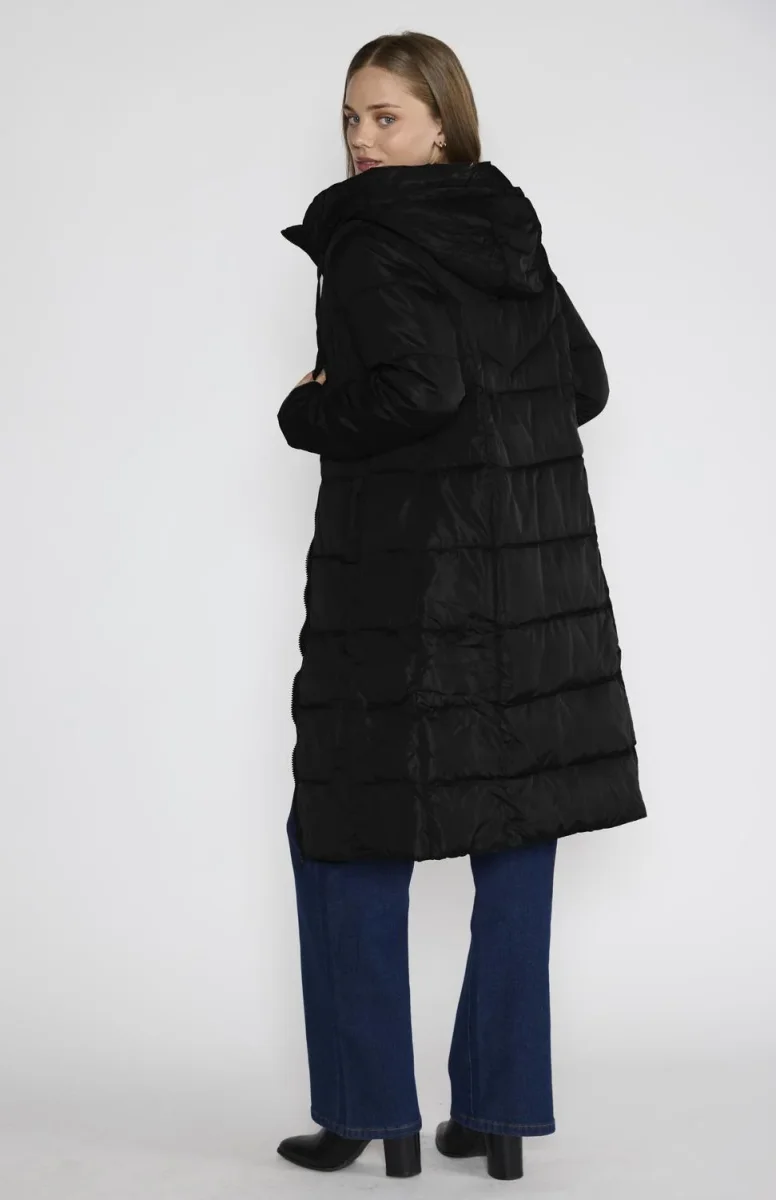 Parka Larga Antonia Negra - Imagen 4