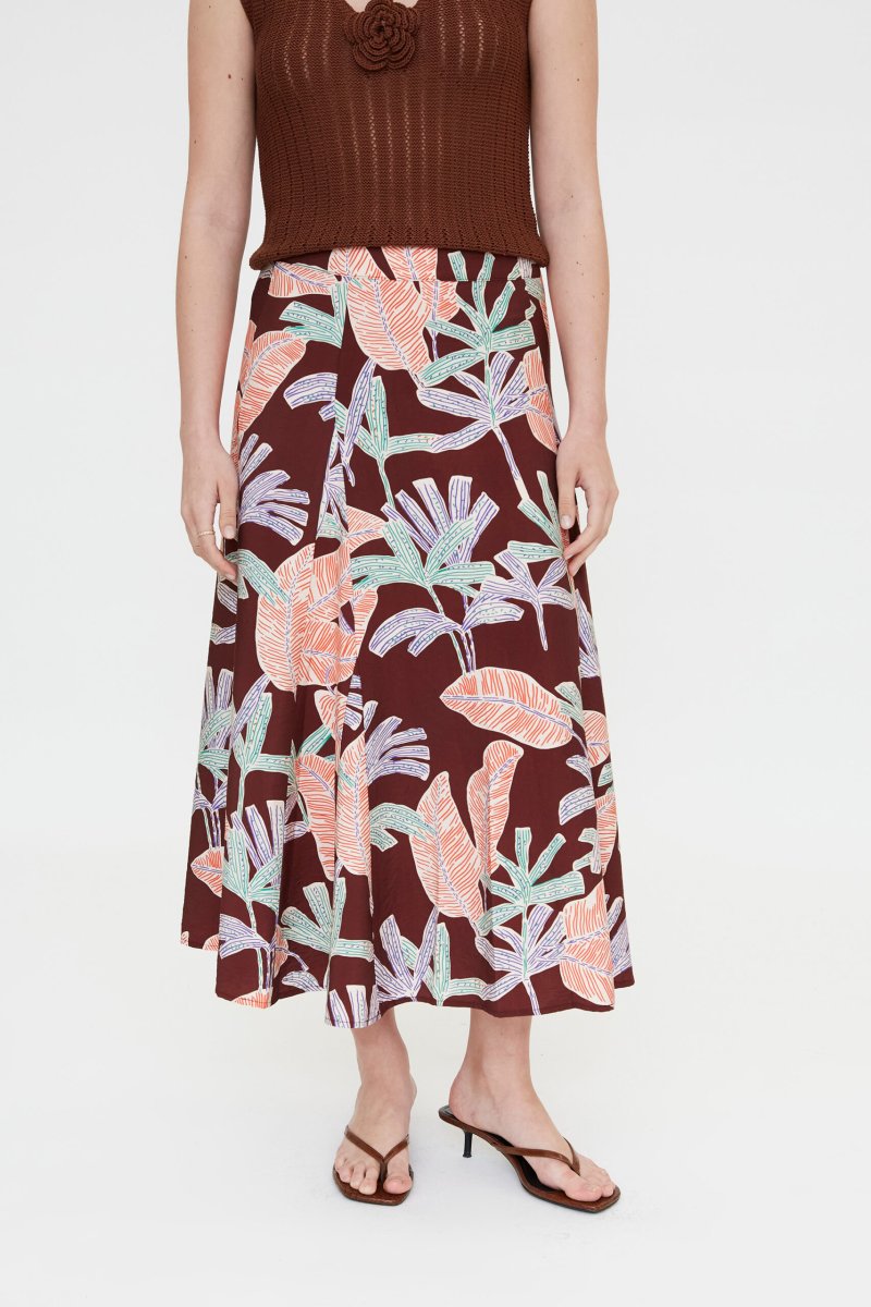 Falda larga estampado Manglar - Imagen 5