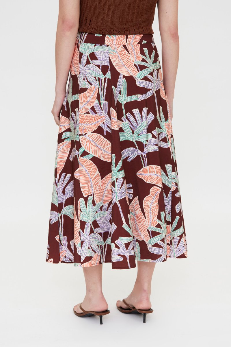Falda larga estampado Manglar - Imagen 4